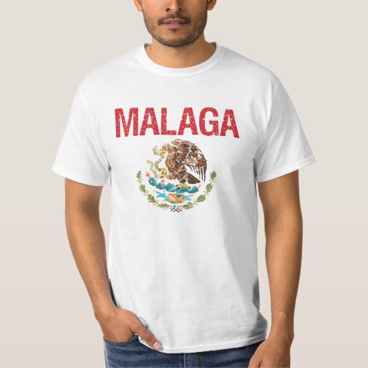 T-shirt Nom de famille de Malaga (Devant)