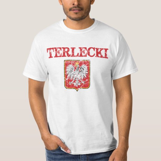T-shirt Nom de famille de Terlecki (Devant)