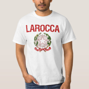 T-shirt Nom de famille d'Italien de Larocca