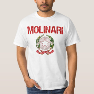 T-shirt Nom de famille d'Italien de Molinari