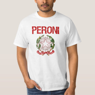 T-shirt Nom de famille d'Italien de Peroni