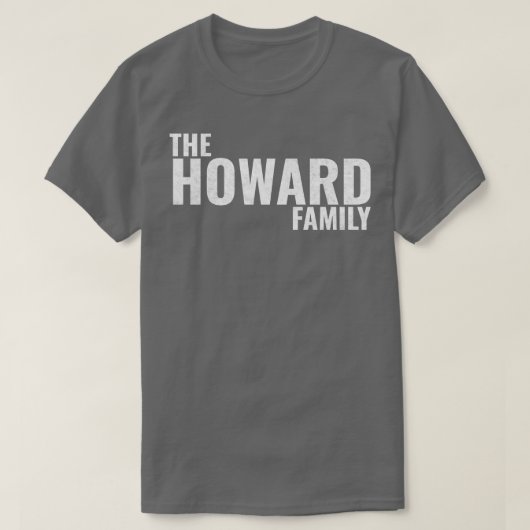 T-shirt Nom de famille Howard Howard Nom de famille Howard (Design devant)