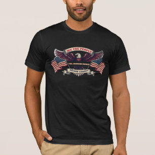T-shirt Nom de famille personnalisé We The People