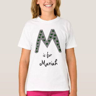 T-shirt Nom de filles personnalisé par conception mignonn