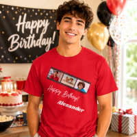 Nom de film de collage de photo anniversaire homme