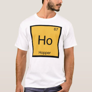 T-shirt Nom de Hopper Chimie Élément Tableau Périodique
