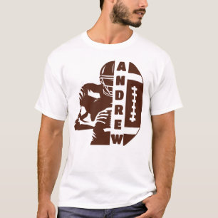 T-shirt Nom de joueur de football personnalisé