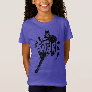 T-Shirt Nom de la brosse d'encre Batgirl
