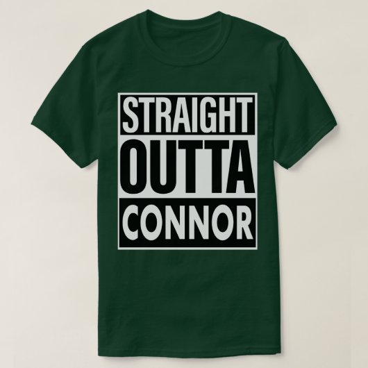 T-shirt Nom de la Connor, droit devant la Connor (Design devant)