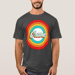 T-shirt Nom de la grue Chemise Cercle de la grue Vintage