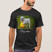 T-shirt Nom de la Personnaliser de chien, nom de votre pro (Devant)