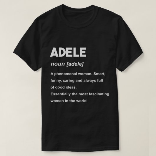 T-shirt Nom de l'abdile (Design devant)