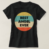 T-shirt Nom de l'ange Leeve longue (Design devant)