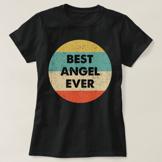 T-shirt Nom de l'ange Leeve longue (Design devant)