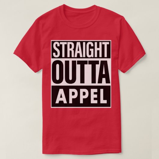 T-shirt Nom de l'appel Droit devant l'appel (Design devant)