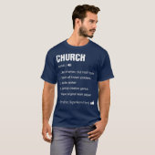 T-shirt Nom de l'église Définition Signification Famille A (Devant entier)