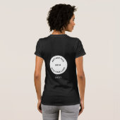 T-shirt Nom de l'employé Logo de l'entreprise Devant Derri (Dos entier)