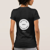 T-shirt Nom de l'employé Logo de l'entreprise Devant Derri (Dos)