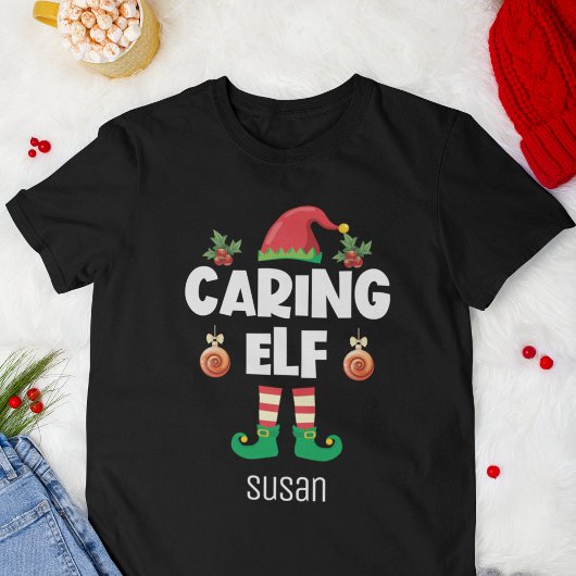 T-shirt Nom de l'ensemble de la famille de Noël
