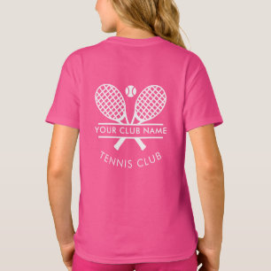 T-shirt Nom de l'équipe du club de tennis local Logo perso