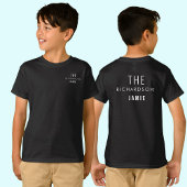 T-shirt Nom de l'équipe Famille Sports Partie Gamme