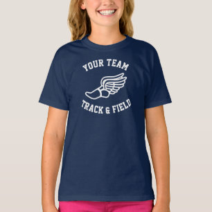 T-shirt Nom de l'équipe sur le terrain et sur la piste Gi