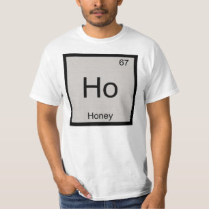 T-shirt Nom de miel Chimie Élément Tableau périodique
