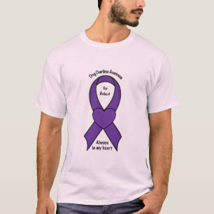 T-shirt Nom de ruban de conscience de surdosage