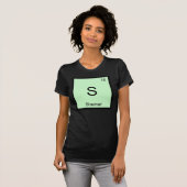 T-shirt Nom de Shemar Élément Chimique Tableau Périodique (Devant entier)