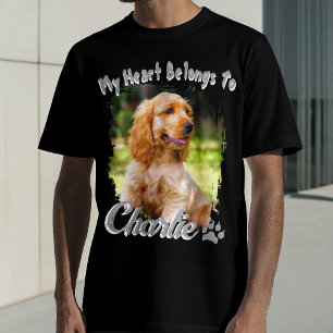 T-shirt Nom de typographie de contrefaçon personnalisée Mo