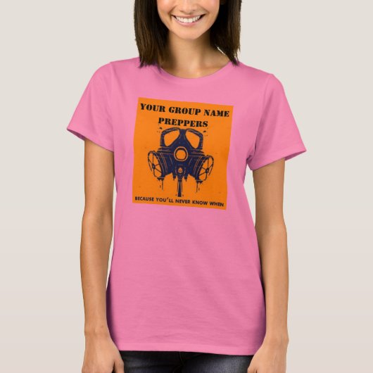 T-SHIRT NOM DE VOTRE GROUPE (Devant)