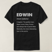 T-shirt Nom d'Edwin Mens (Design devant)