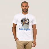 T-shirt Nom du berger australien (Devant entier)