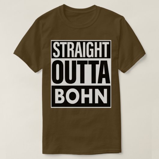 T-shirt Nom du bohn Nom droit devant Bohn (Design devant)