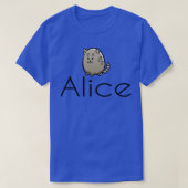 T-shirt Nom du chat mignon (Design devant)