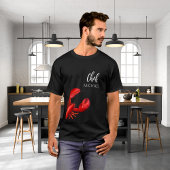 T-shirt Nom du chef de homard rouge
