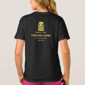 T-shirt Nom du commanditaire du tournoi de la Ligue des éc (Dos)