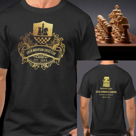 T-shirt Nom du commanditaire du tournoi de la Ligue des éc
