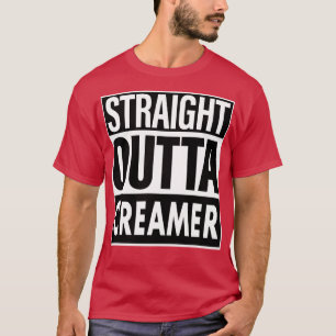 T-shirt Nom du créateur Stright Outta Creamer