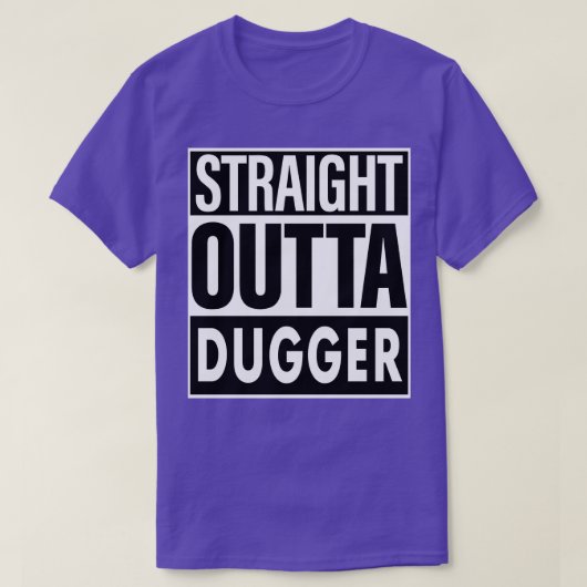 T-shirt Nom du dugger Droit Devant Dugger (Design devant)