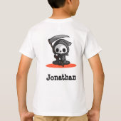 T-shirt Nom du Fantôme de la fauche d'Halloween (Dos)