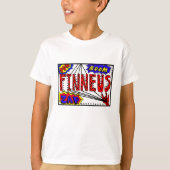 T-shirt Nom du garçon Finneus Spider Web Super Powers (Devant)