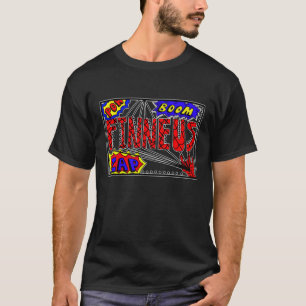 T-shirt Nom du garçon Finneus Spider Web Super Powers