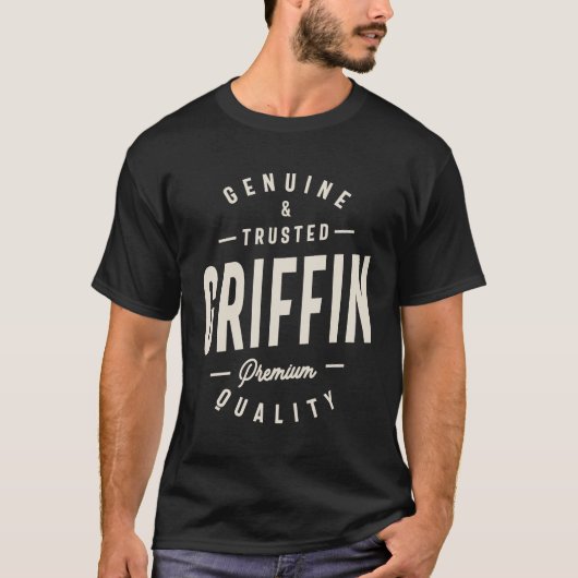 T-shirt Nom du Griffin authentique et fiable (Devant)