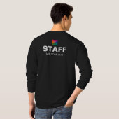 T-shirt Nom Du Logo De L'Entreprise Ici Mens Long Sleeve S (Dos entier)