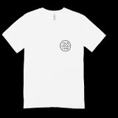 T-shirt Nom du logo de l'équipe Numéro Simple Modern Sport