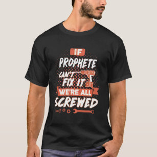 T-shirt Nom du PROPHÈTE, crête du nom de famille du PROPHÈ