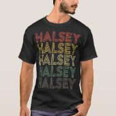 T-shirt Nom du style Halsey (Devant)