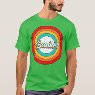 T-shirt Nom du supermarché Chemise Vintage Bunker Circle