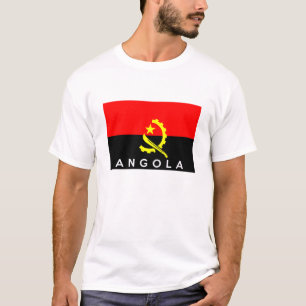 T-shirt nom du symbole du pays d'angola